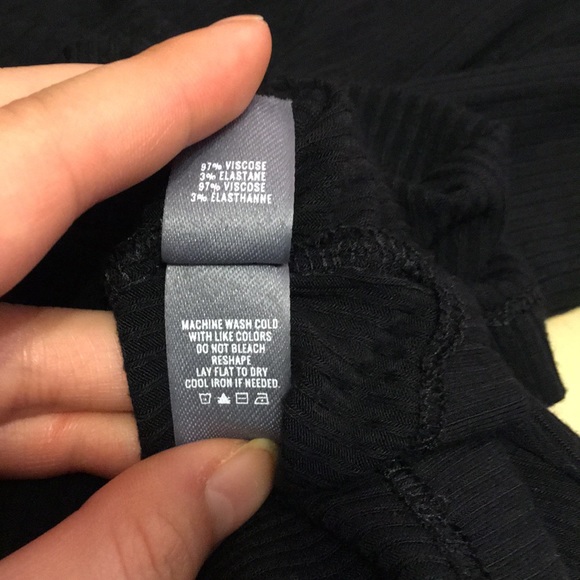 Aerie Black Tie Shoulder Dress - Picture 11 of 12